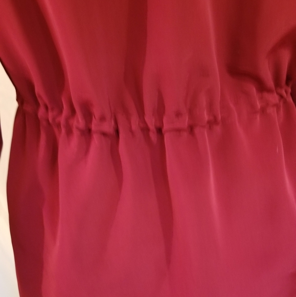 Womens Jones New York Jacket Zip Lightweight Red - Picture 8 of 8